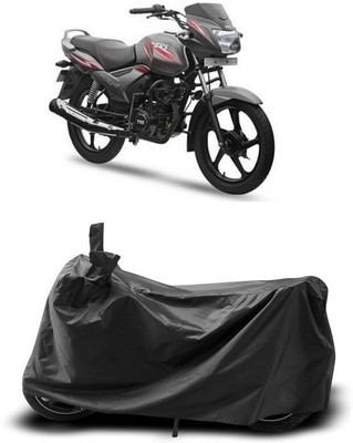 DeepShakshi AUTOMOTIVE Two Wheeler Cover for TVS(Star City Plus, Black)