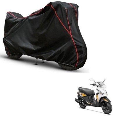 Car Life Two Wheeler Cover for Hero(Pleasure, Black, Red)