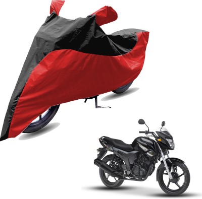 RiderShine Two Wheeler Cover for Yamaha(SZ X, Red, Black)