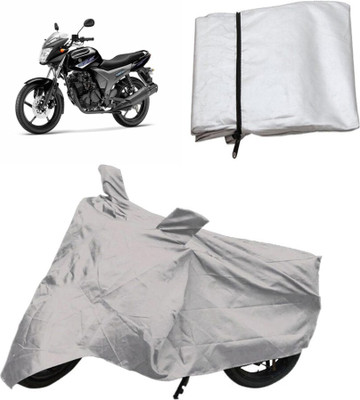 NIA DK STORE Two Wheeler Cover for Yamaha(Black)