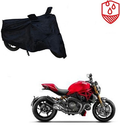 Mdstar Waterproof Two Wheeler Cover for Ducati(Monster 795, Black)