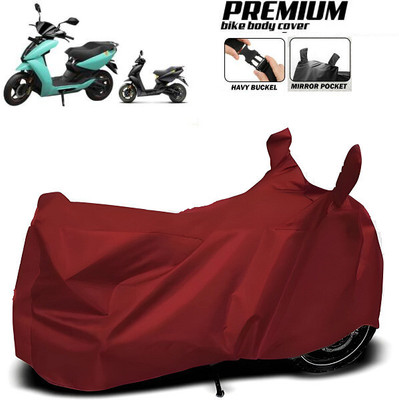 smwzxyu Waterproof Two Wheeler Cover for Hero, Honda, Bajaj, TVS, Suzuki(Maroon)