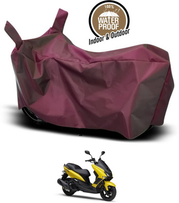 AASHTIK MART Two Wheeler Cover for Yamaha(Majesty S 155 maxi, Maroon)