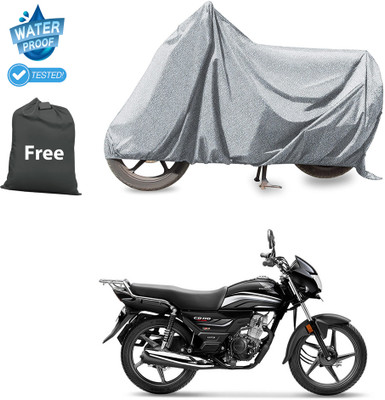 CODOKI Waterproof Two Wheeler Cover for Hero(CD 110 Dream, Silver)