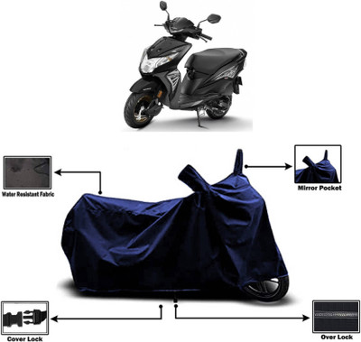 KEDIT Two Wheeler Cover for Honda(Deo, Blue)