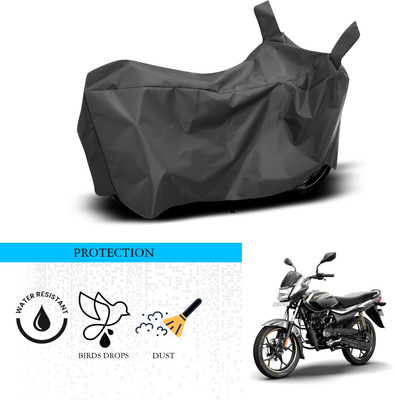 ANTHUB Waterproof Two Wheeler Cover for Bajaj(Platina 110, Black)