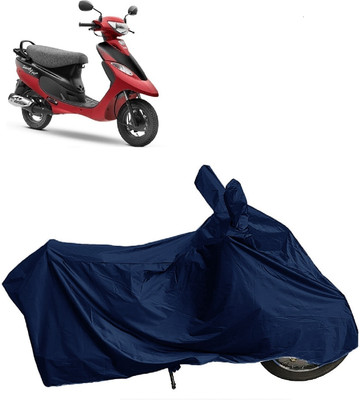 DIGGU Two Wheeler Cover for TVS(Scooty Pep Plus, Blue)