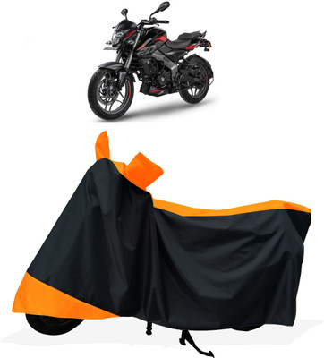 Tricway Two Wheeler Cover for Bajaj(Pulsar 200NS FI BS6, Orange)