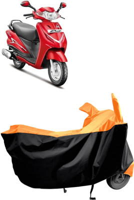 Amexride Two Wheeler Cover for Hero(Duet LX 110CC BS6, Multicolor)