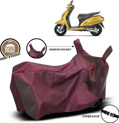 AASHTIK MART Two Wheeler Cover for Honda(Activa 6G, Maroon)