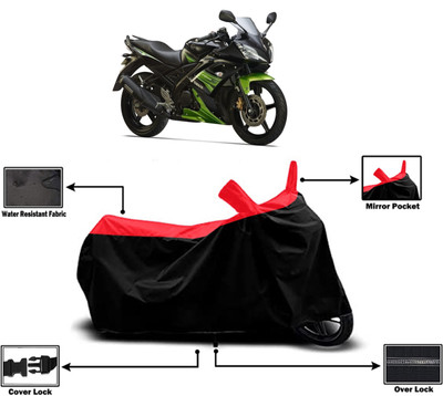 Amexride Two Wheeler Cover for Yamaha(R15S BS6, Red)