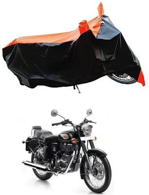 VESMEI Two Wheeler Cover for Royal Enfield(Electra 5S, Orange)