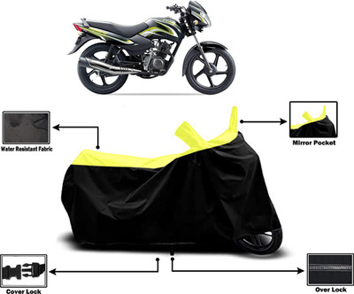 Amexride Two Wheeler Cover for TVS(Sport KS, Yellow)