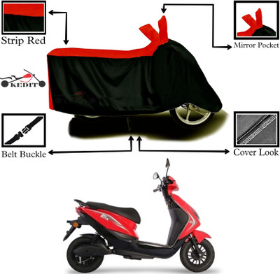 AASHTIK MART Two Wheeler Cover for Avon(Reo Elite BS6, Red, Black)