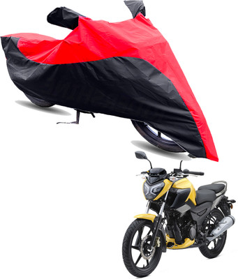 Motodreka Two Wheeler Cover for TVS(Raider, Red, Black)