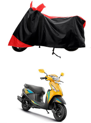GROFATIK Two Wheeler Cover for Hero(Pleasure, Red)