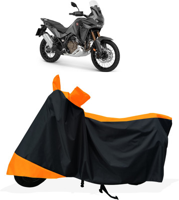 Tricway Two Wheeler Cover for Honda(CRF1000L Africa Twin BS6, Orange)