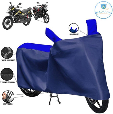 MADAFIYA Waterproof Two Wheeler Cover for Honda(SP 125, Blue, Multicolor)