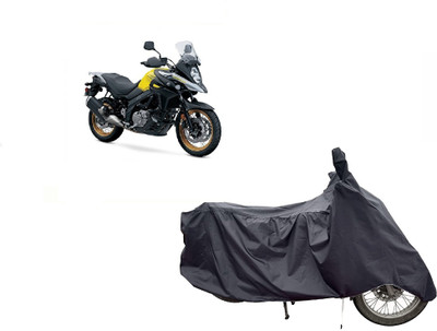 Anlopeproducts Waterproof Two Wheeler Cover for Suzuki(V-Strom 650 XT, Grey)