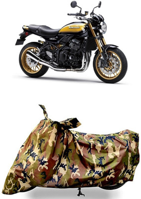 VESMEI Waterproof Two Wheeler Cover for Kawasaki(Z900RS, Multicolor)