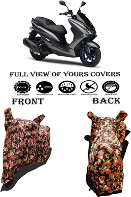 Amexride Two Wheeler Cover for Yamaha(Majesty S 155 maxi BS6, Multicolor)