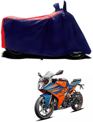 CODOKI Waterproof Two Wheeler Cover for KTM(RC 390 BS6, Red)