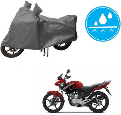 DeepShakshi AUTOMOTIVE Waterproof Two Wheeler Cover for Yamaha(YBR 125, Grey)