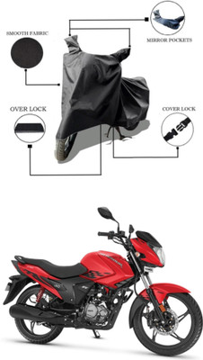Mdstar Waterproof Two Wheeler Cover for Hero(Glamour i3s, Blue)