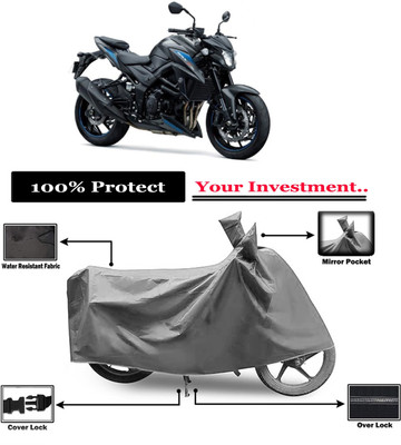 Amexride Two Wheeler Cover for Suzuki(GSX-S750, Grey)