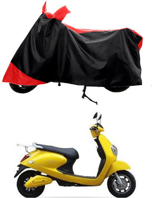 GROFATIK Two Wheeler Cover for Techo Electra(Electra 5S, Red)