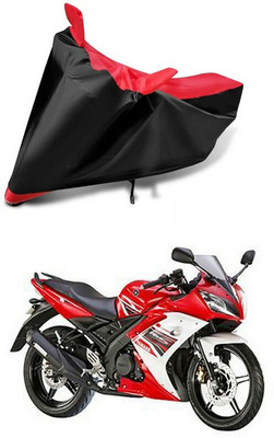 AutoGalaxy Waterproof Two Wheeler Cover for Yamaha(R15S, Red, Black)