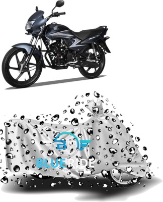 BLUERIDE Two Wheeler Cover for Honda(Dream Yuga, Silver)