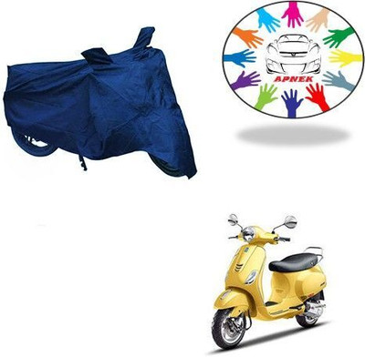 DeepShakshi AUTOMOTIVE Waterproof Two Wheeler Cover for Piaggio(Vespa SXL, Blue)