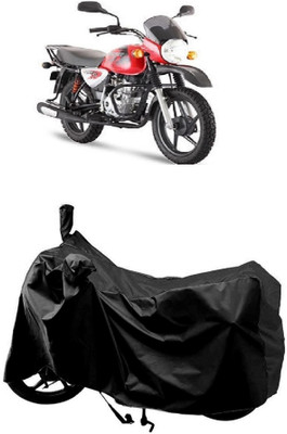 MMSSTAR Waterproof Two Wheeler Cover for Bajaj(Boxer AT, Black)