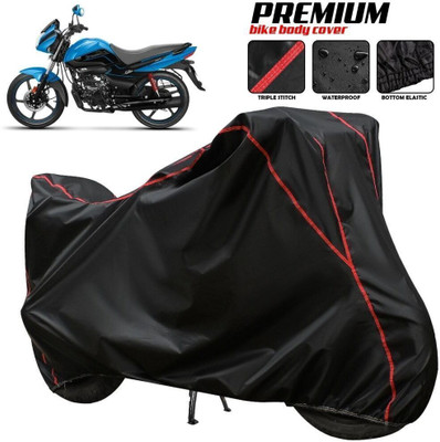 xodi Waterproof Two Wheeler Cover for Hero(Glamour Programmed FI, Black, Red, Multicolor)