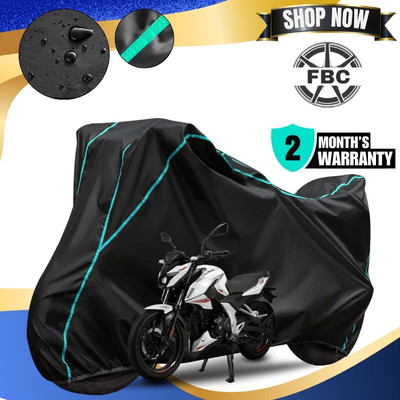 AutoGalaxy Waterproof Two Wheeler Cover for Bajaj(Pulsar 150, Black, Blue)