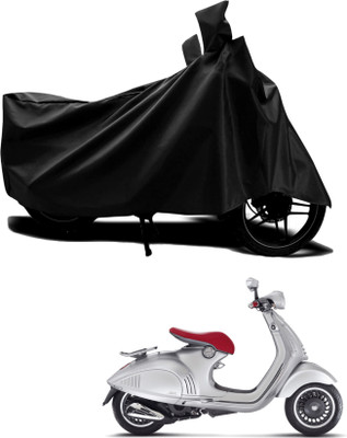 KEDIT Two Wheeler Cover for Piaggio(Vespa LX, Black)