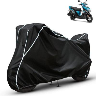 Amikan Waterproof Two Wheeler Cover for Yamaha(Ray Z, Black)