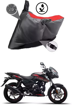 RRZ Two Wheeler Cover for Bajaj(Pulsar 125, Grey, Red)