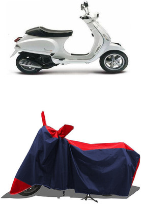 SUGASHRI Waterproof Two Wheeler Cover for Piaggio(Piaggio Vespa, Red, Blue)