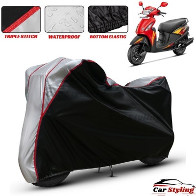 Car Styling Waterproof Two Wheeler Cover for Hero(Pleasure, Multicolor)