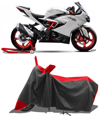 GROFATIK Two Wheeler Cover for TVS(Apache RTR 310 BS6, Red)