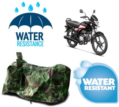 AUTOCAD Waterproof Two Wheeler Cover for Hero(HF Dawn BS6, Green)