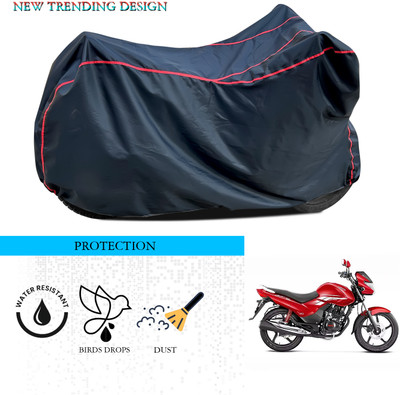 ANTHUB Waterproof Two Wheeler Cover for Hero(Achiever, Black)