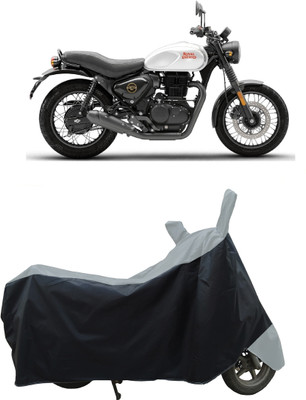 Coxtor Waterproof Two Wheeler Cover for Royal Enfield(Hunter 350, Grey)