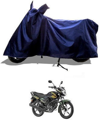 AASHTIK MART Two Wheeler Cover for Yamaha(Saluto, Blue)