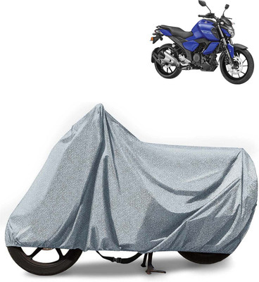 Kingsway Waterproof Two Wheeler Cover for Yamaha(FZS-FI V3 BS6, Silver)