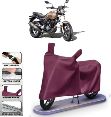 HWSXQAE Waterproof Two Wheeler Cover for Hero(Maroon)