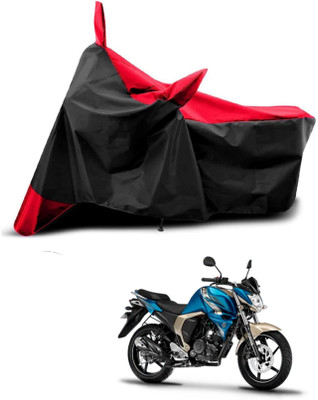 AASHTIK MART Two Wheeler Cover for Yamaha(FZ S V3.0 FI, Red, Black)
