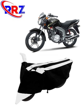 RRZ Waterproof Two Wheeler Cover for Suzuki(GSX, Black, White)